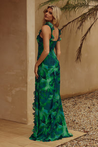 EVEY MAXI DRESS - CALISTA GREEN
