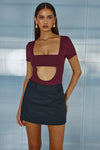 ELLIOT TOP - MERLOT