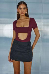 ELLIOT TOP - MERLOT