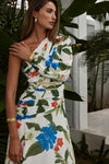 FLORIA MAXI DRESS - WHITE FLORAL