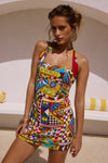 AERA MINI DRESS - PHAEDRA PRINT