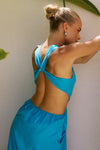 MURILO MAXI DRESS - BLUE
