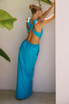MURILO MAXI DRESS - BLUE