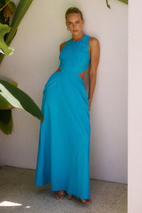 MURILO MAXI DRESS - BLUE