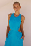 MURILO MAXI DRESS - BLUE