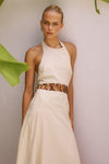 RAFINA MAXI DRESS - SAND