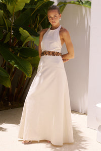 RAFINA MAXI DRESS - SAND