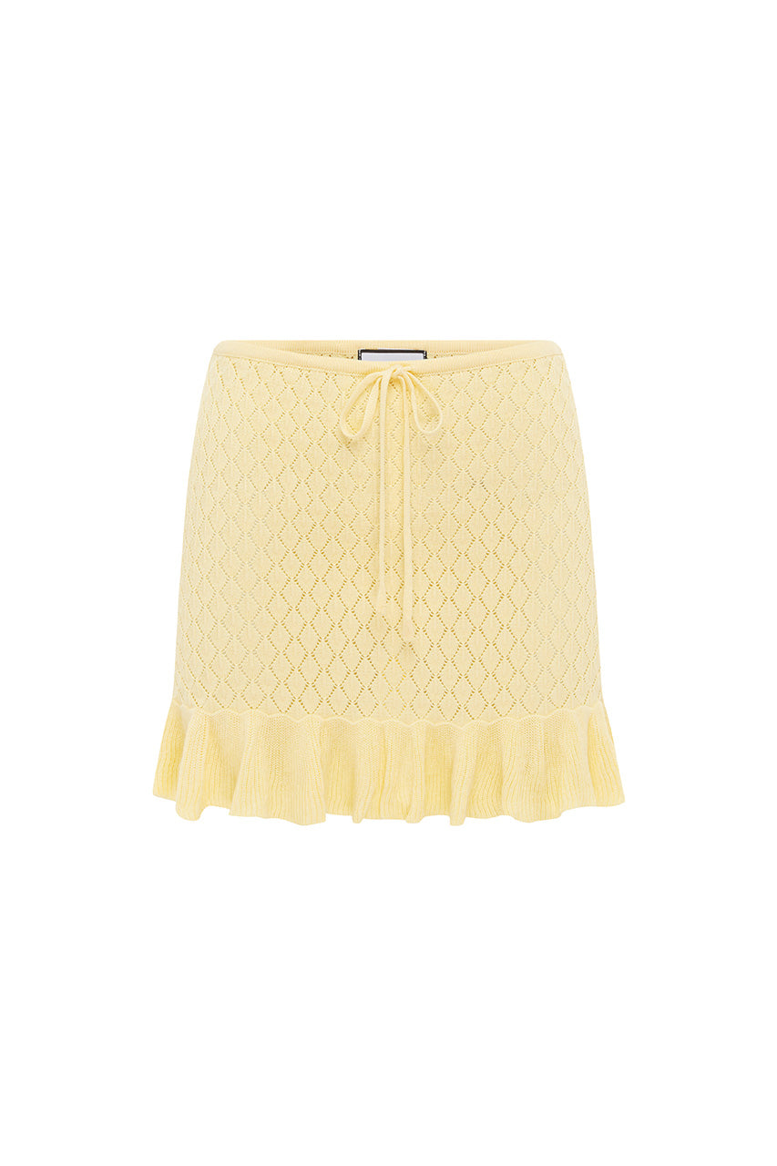 XANDI MINI SKIRT - LEMON