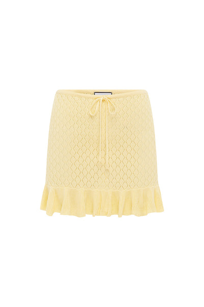 XANDI MINI SKIRT - LEMON