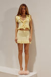 XANDI MINI SKIRT - LEMON