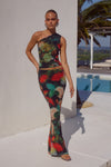 ZARELA MAXI SKIRT - ASHA PRINT