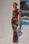 ZARELA MAXI SKIRT - ASHA PRINT