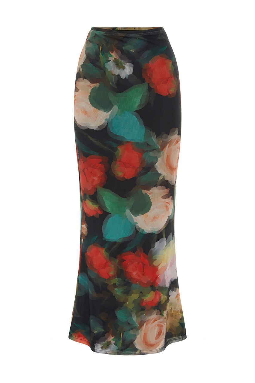 ZARELA MAXI SKIRT - ASHA PRINT