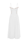 ZARITA MIDI DRESS - WHITE
