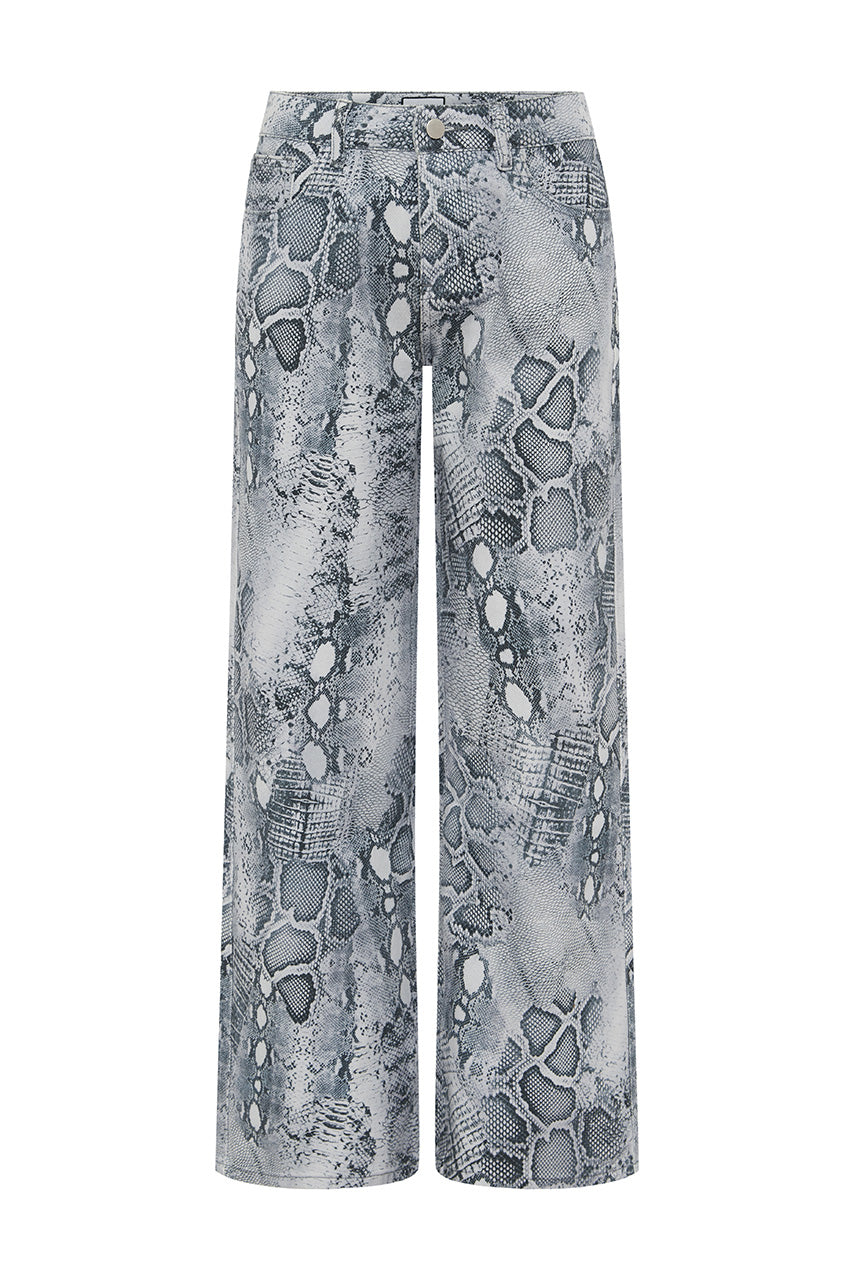 ZAVIER STRAIGHT LEG JEANS - STEEL VIPER