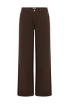 ZAVI STRAIGHT LEG JEANS - CHOCOLATE