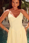 ZEPHY MAXI DRESS - LEMON