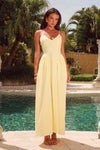 ZEPHY MAXI DRESS - LEMON