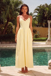ZEPHY MAXI DRESS - LEMON