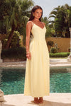 ZEPHY MAXI DRESS - LEMON