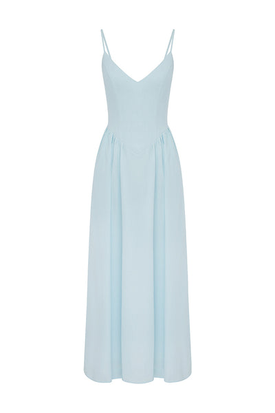 ZEPHY MAXI DRESS - SKY BLUE