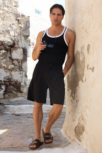 ZORO SINGLET - BLACK/WHITE