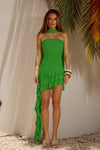 ALBA MINI DRESS - KIWI