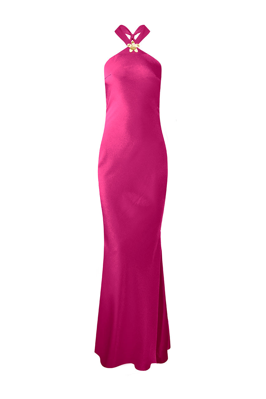 CHARA MAXI DRESS - MAGENTA