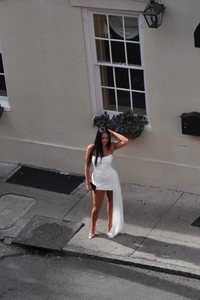 NIGHT LOVER DRESS - WHITE