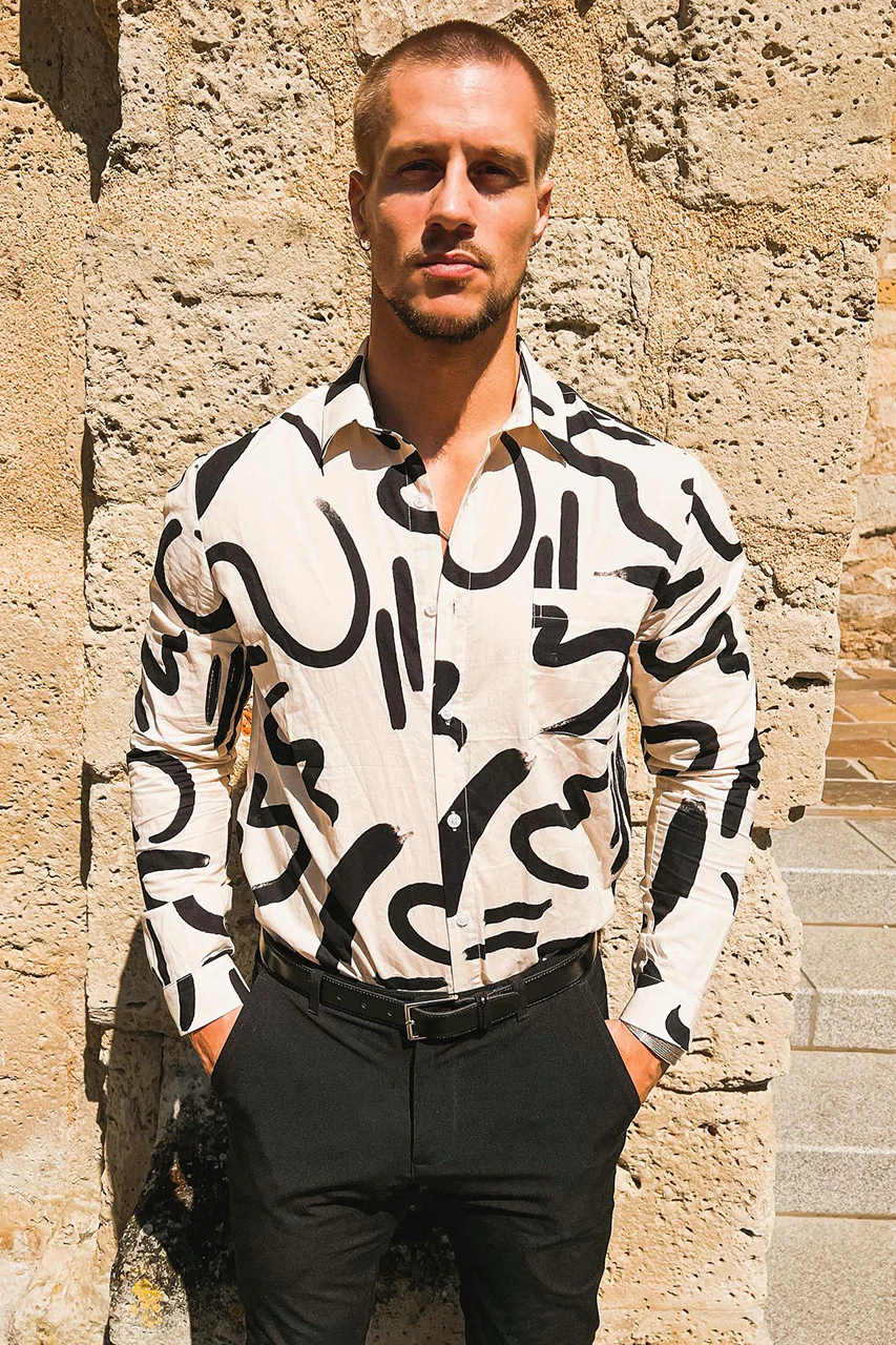 MEN'S L/S SHIRT - YORK SAND