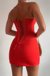 ROMY MINI SKIRT - RED