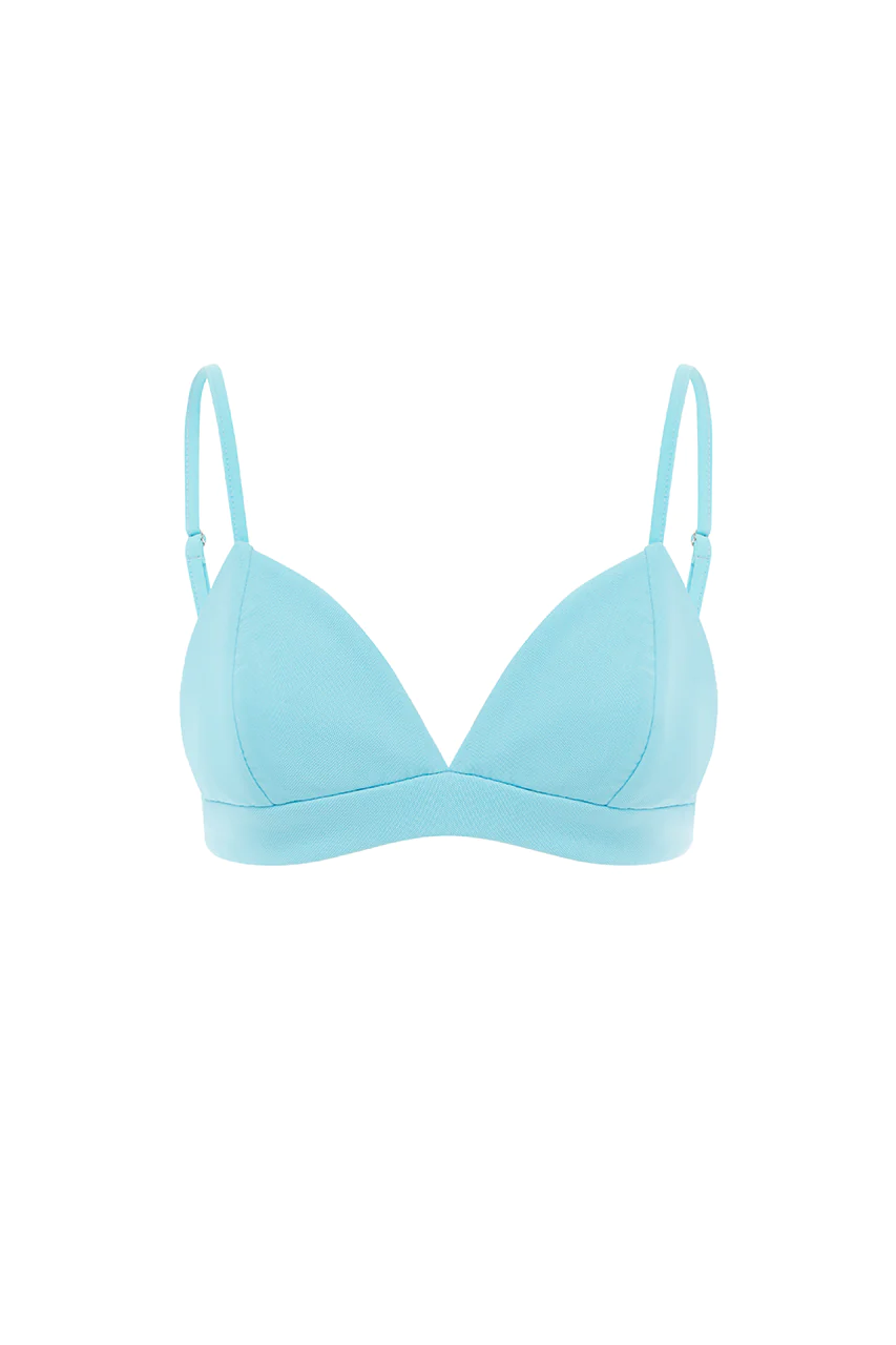 THE BRA TOP - AQUA