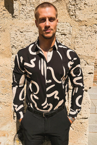 MEN'S L/S SHIRT - YORK BLACK