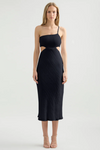 Norah Midi Dress - Black