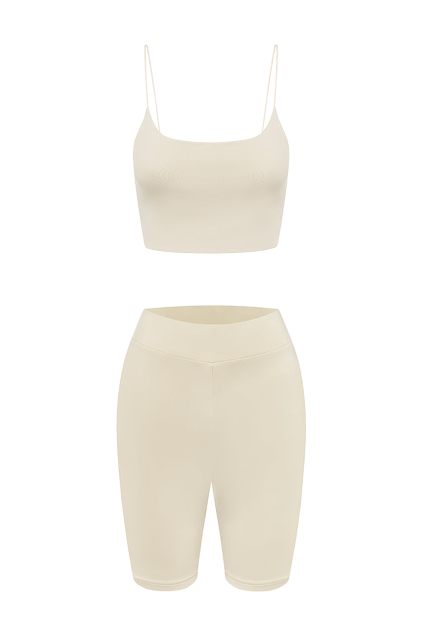 Hiit Crop Top - Sand