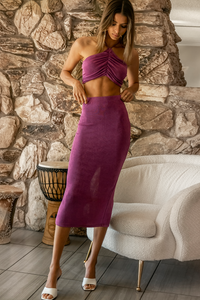 On Demand Skirt - Grape