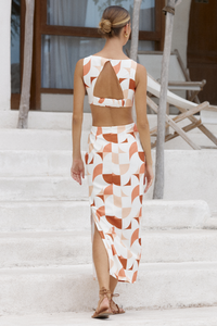 Kiaan Midi Dress - Multicolour