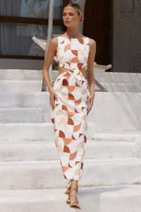 Kiaan Midi Dress - Multicolour