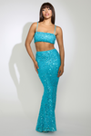 ZEENA TOP - AQUA