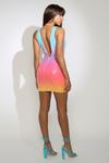 MALIBU MINI DRESS - RAINBOW