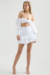 Luciano Crop Top - White