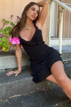 MINCIA MINI DRESS - BLACK