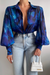 Calista Shirt - Blue Floral