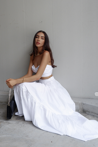 Ayla Maxi Skirt - White