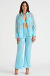 THE BRA TOP - AQUA
