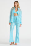THE BRA TOP - AQUA