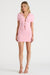 THE KNIT MINI SKIRT - PINK